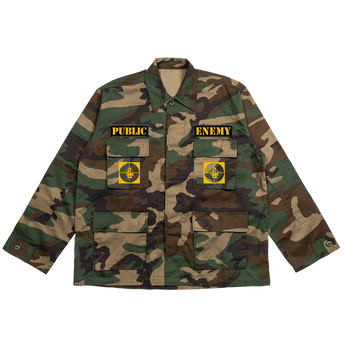 PUBLIC ENEMY CAMO JACKET FRONT