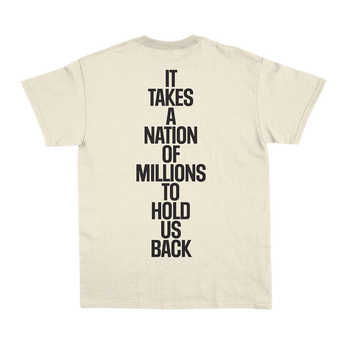 Nation Stack Text T-Shirt back